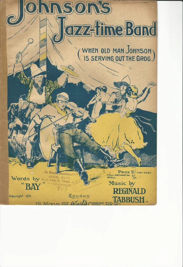 Cover for Reginald Tabbush | Johnson's Jazz-time Band | Piano | Vocals