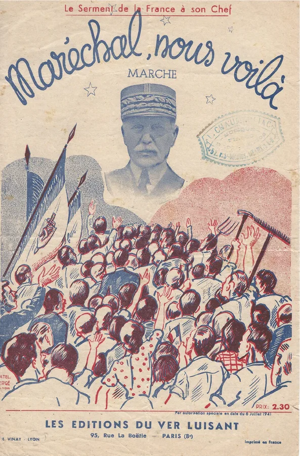 Cover for Andre Montagard | Charles Courtioux | Petin | Marechal Nous Voila | Chant