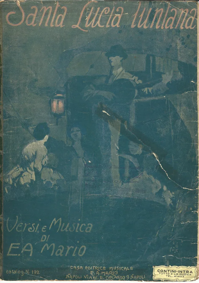 Cover for E.A. Mario | Santa Lucia Luntana | Piano | Vocals