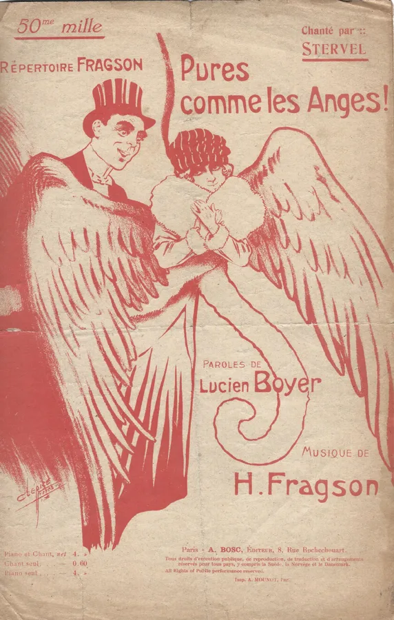 Cover for Henri Fragson | Lucien Boyer | Pures comme les Anges | Chanson