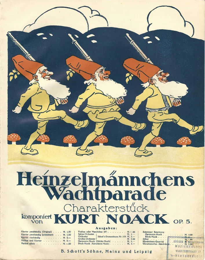 Cover for Kurt Noack | Heinzelmanchens Wachtparade opus 5. | Piano