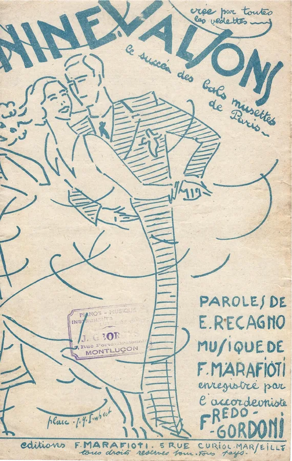 Cover for Fredo Gardoni | F. Marafioti | Nine Valsons | Chanson