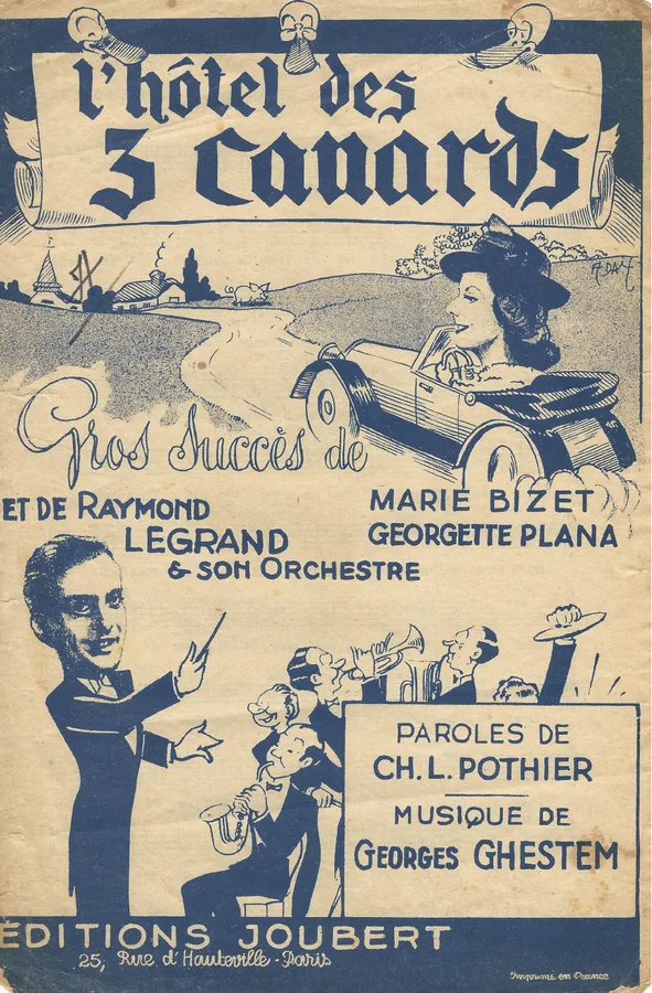 Cover for Raymond Legrand | Marie Bizet | Georgette Plana | L'hotel des 3 canards | Vocals