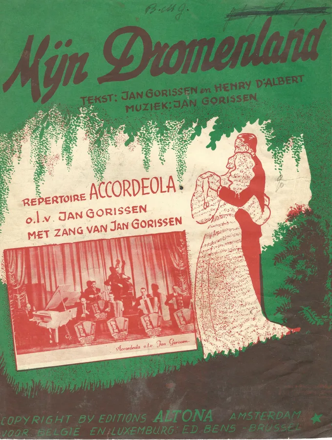 Cover for Jan Gorissen | Mijn dromenland | Piano | Vocals