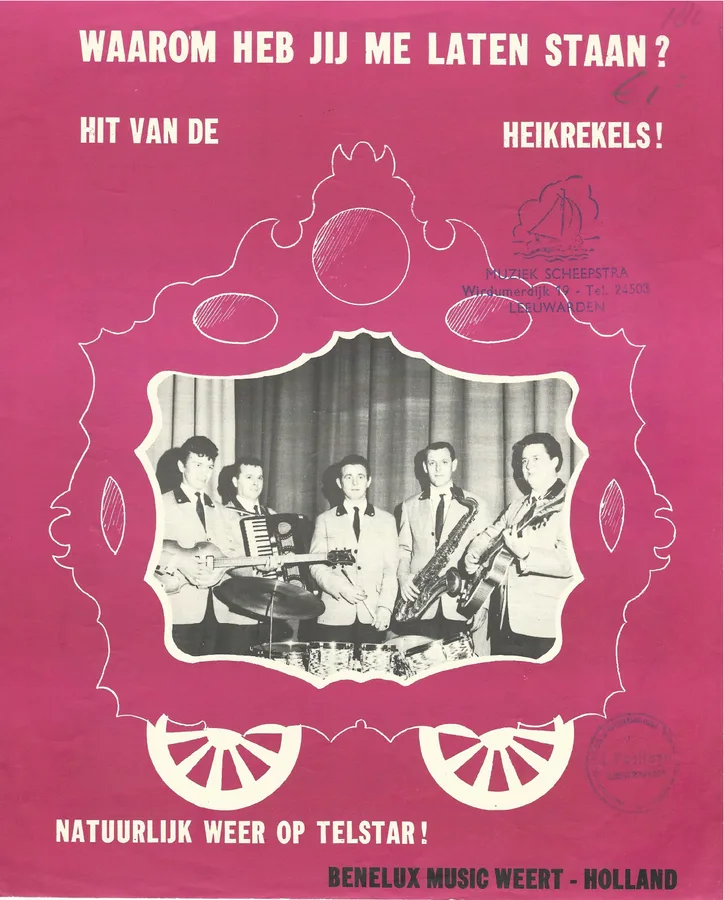 Cover for Heikrekels | Johnny Hoes | Waarom heb jij me laten staan | Piano | Vocals