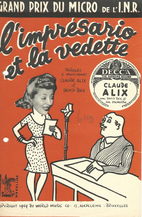 Cover for David Bee | L'impressario et la vedette | Piano | Vocals