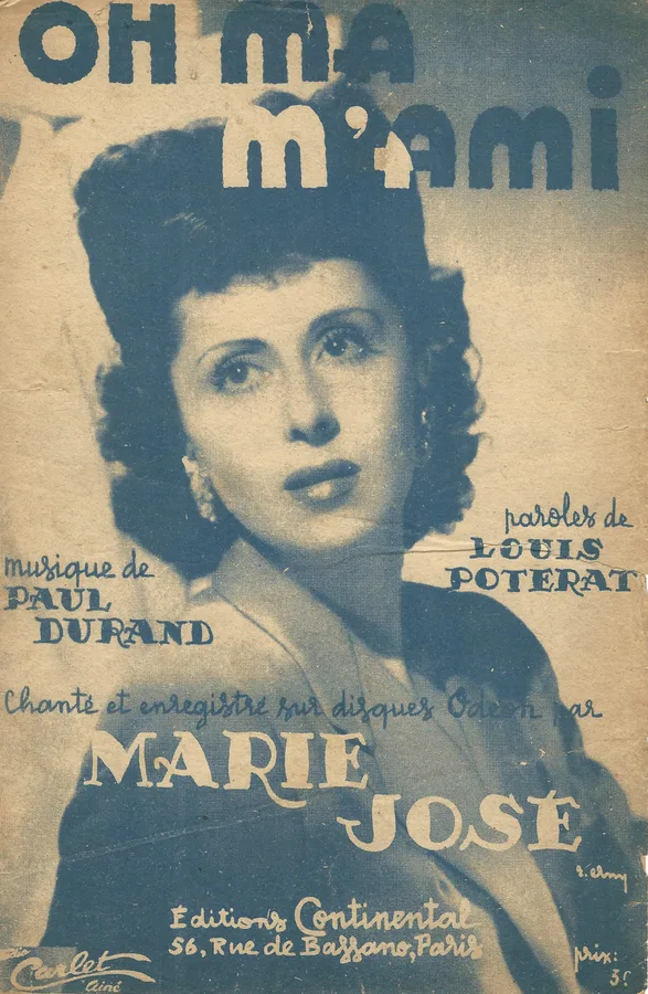 Cover for Paul Durand | Marie Jose | Oh ma m'ami | Vocals