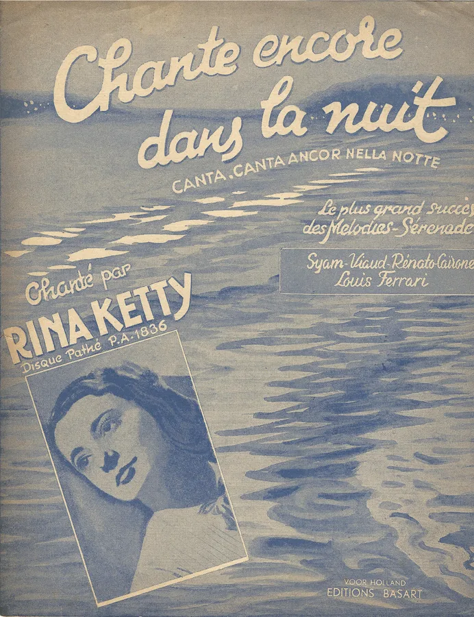 Cover for Rina Ketty | Louis Ferrari | Chante encore dan la nuit | Piano