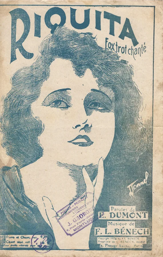 Cover for F.L. Benech | E. Dumont | Riquita | Chanson