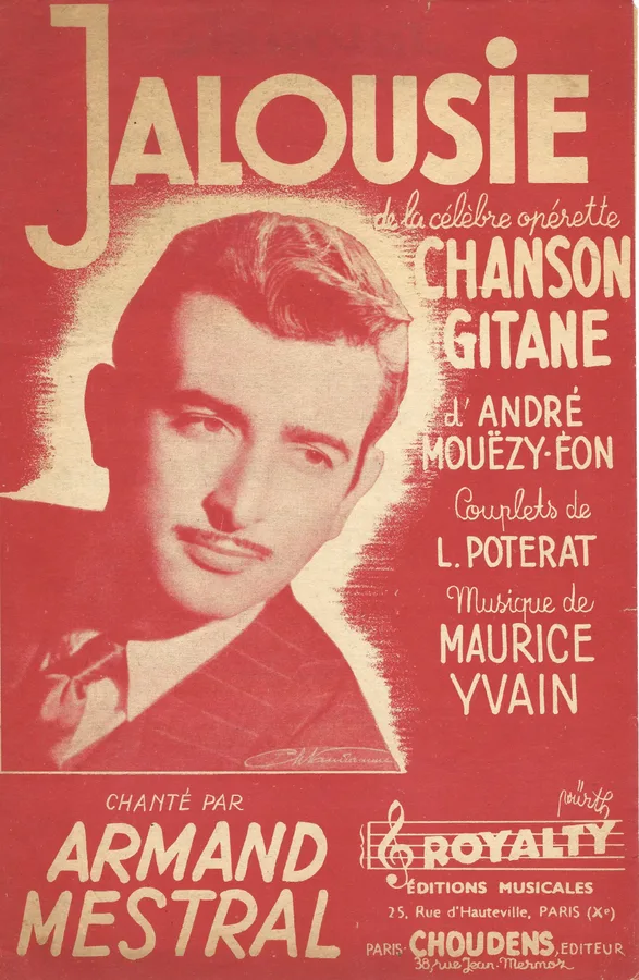 Cover for Maurice Yvain | Armand Mestral | Jalousie | Vocals