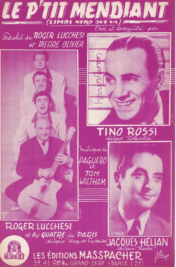 Cover for Tino Rossi | Paguero | Le p'tit mendiant | Chanson