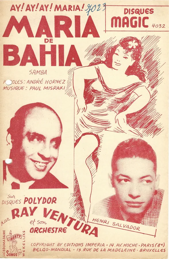 Cover for Ray Ventura | Paul Misraki | Henri Salvador | Maria de Bahia | Vocals