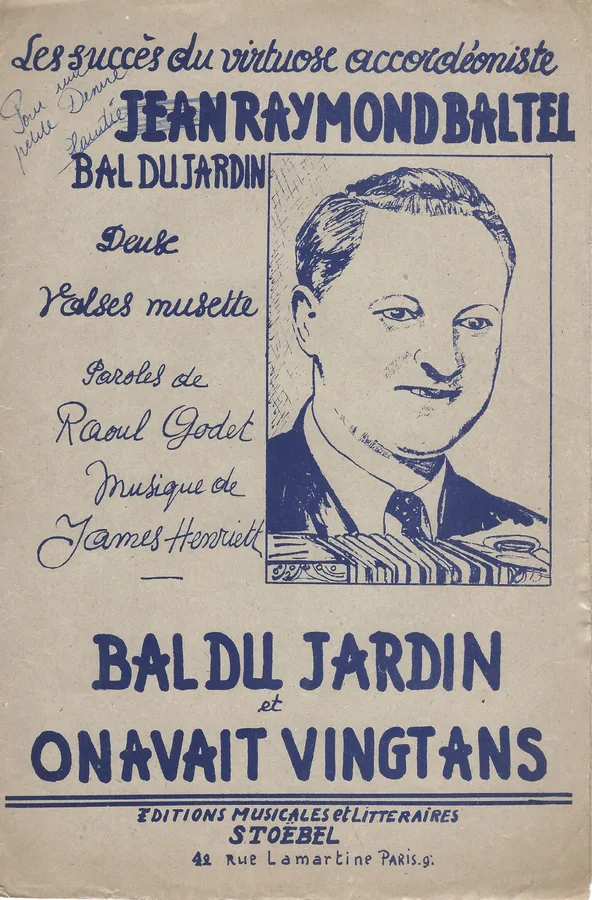 Cover for James Henriett | Bal du Jardin | Accordeon