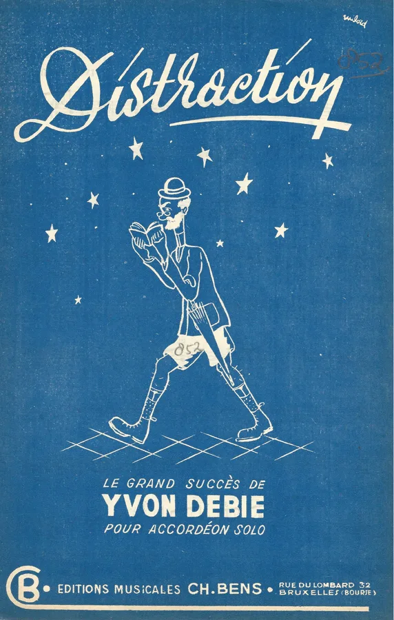 Cover for Yvon de Bie | Distraction | Accordion