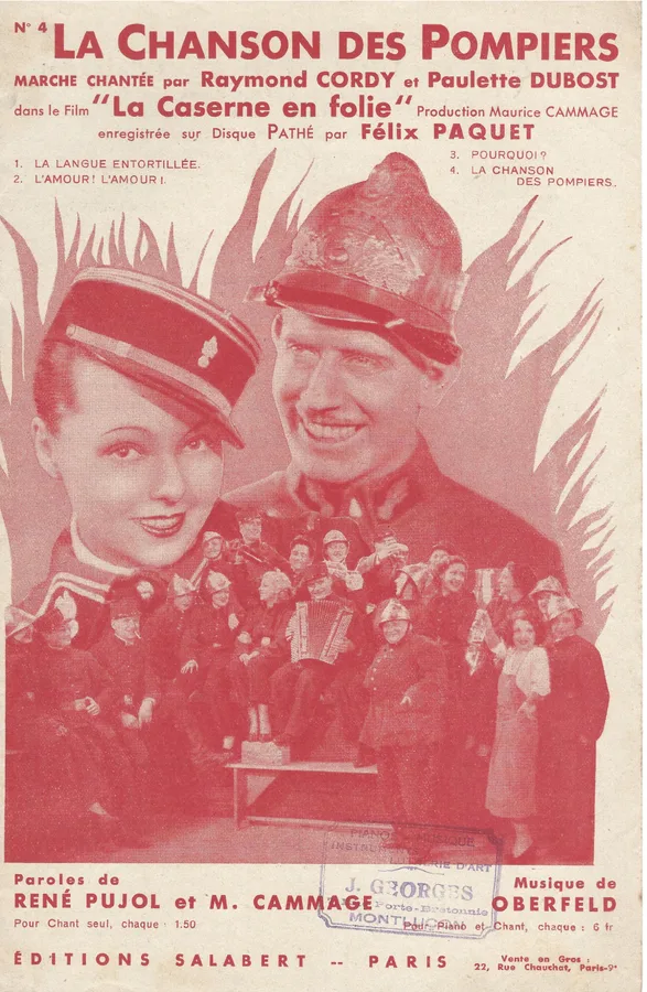 Cover for C. Oberfeld | La Chanson des Pompiers | Chanson