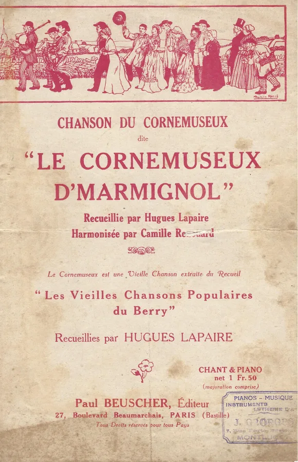 Cover for Camille Renouard | Le Cornemuseux D'Marmignol | Chanson