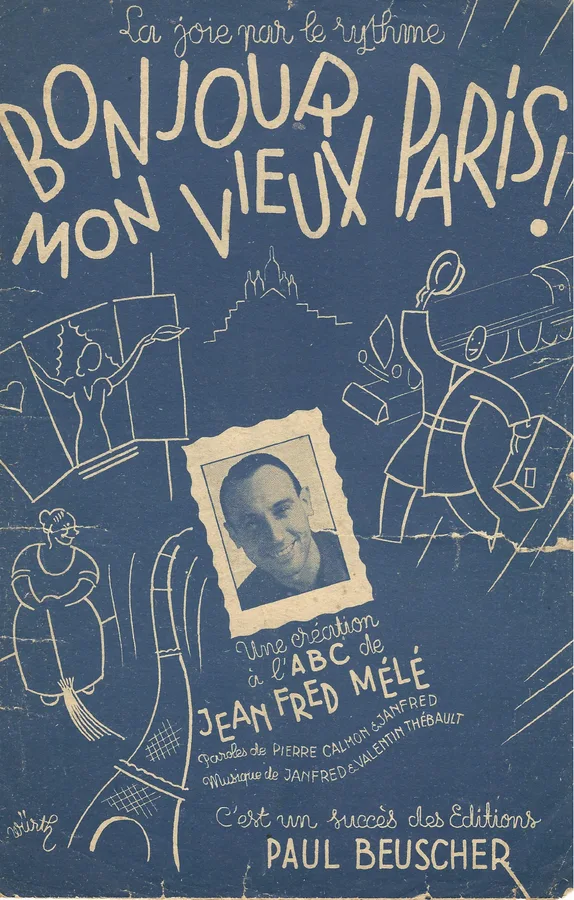 Cover for Janfred Mele | Bonjour mon vieux Paris | Vocals
