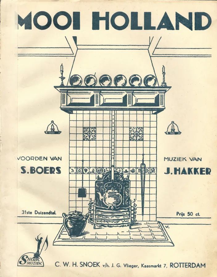 Cover for J. Hakker | Mooi Holland | Piano | Vocals