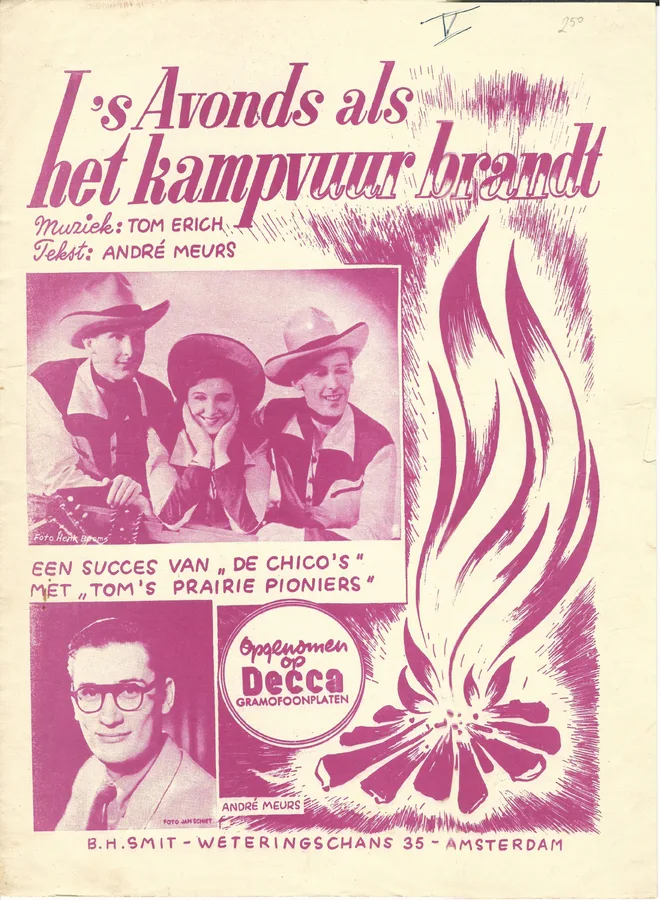 Cover for Tom Erich | 's Avonds als het kampvuur brandt | Piano | Vocals