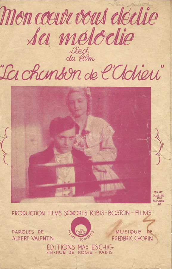 Cover for Frederic Chopin | Mon coeur vous dedie sa melodie |Le Chanson de l'Adieu |Vocals