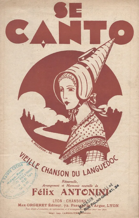 Cover for Felix Antonini | Se Canto | Chanson
