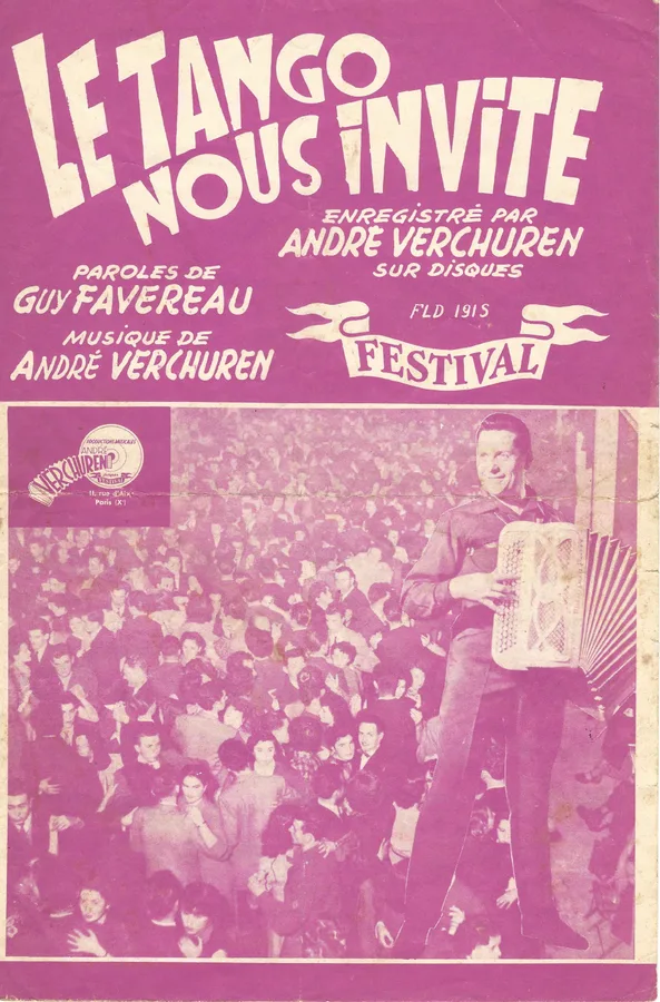 Cover for Andre Verchuren |  Le tango nous invite | Accordeon | Vocals