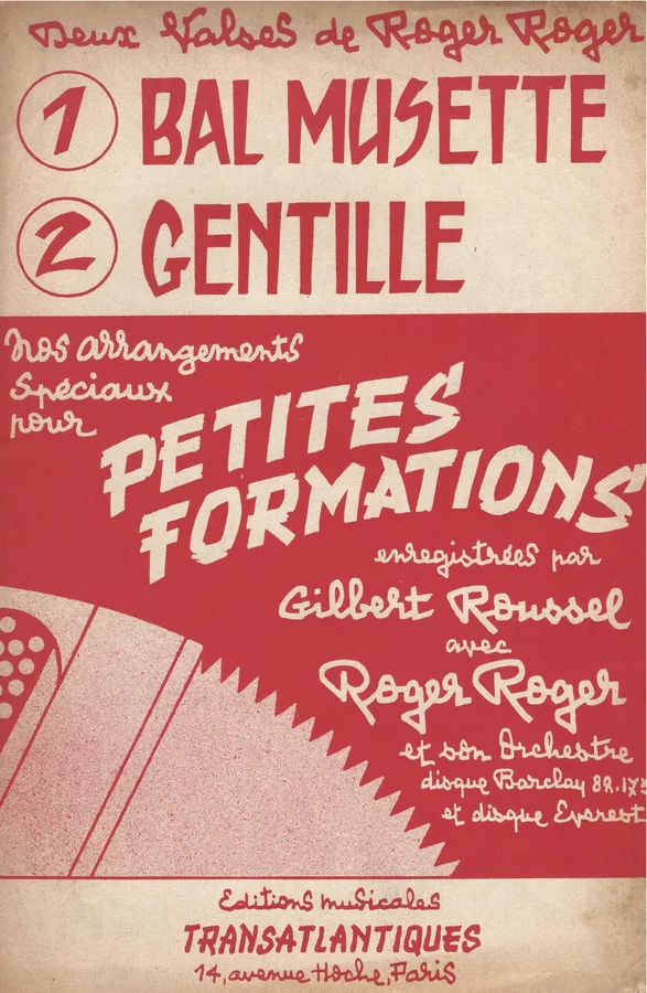 Cover for Roger Roger | Gentille | Accordion | Violin
