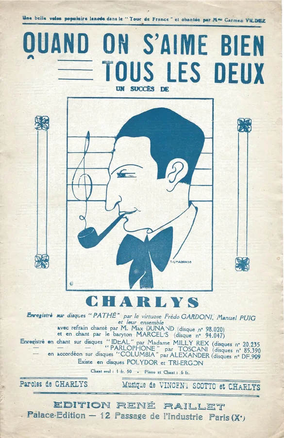 Cover for Vincent Scotto | Charlys | Quand On S'Aime Bien Tous Les Deux | Chanson