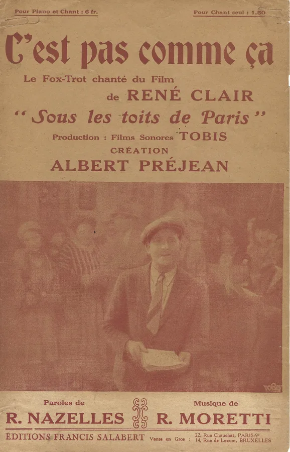 Cover for R. Moretti | C'est pas comme ca | Chanson