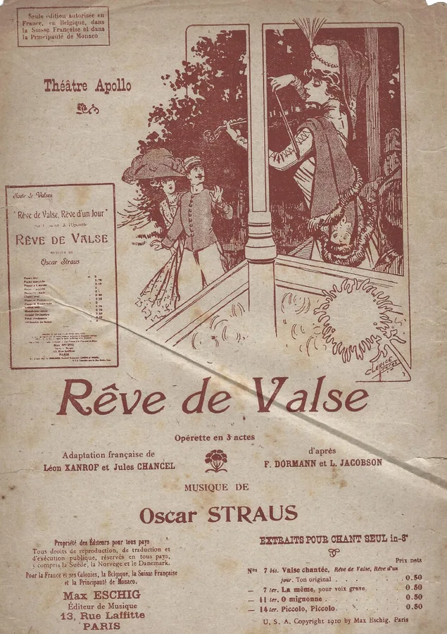 Cover for Oscar Straus | Reve de Valse | Chanson