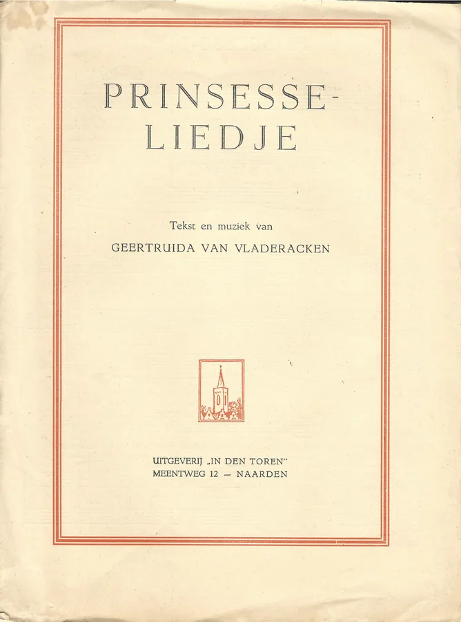 Cover for Geertruida van Vladeracken | Prinsesseliedje | Piano | Vocals