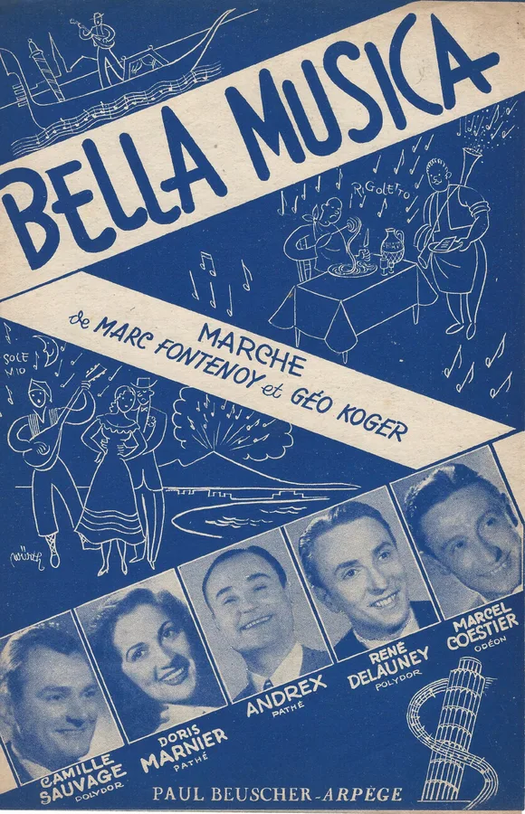 Cover for Andrex | Marc Fontenoy | Bella Musica | Chanson