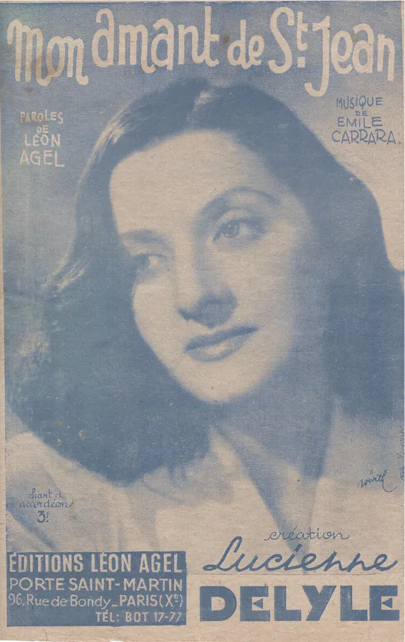 Cover for Lucienne Delyle | Emile Carrara | Mon Amant de St. Jean | Chanson