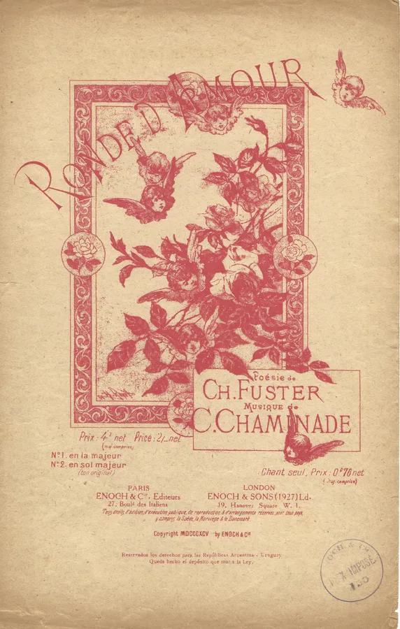 Cover for C. Chaminade | Ronde d'Amour | Vocals