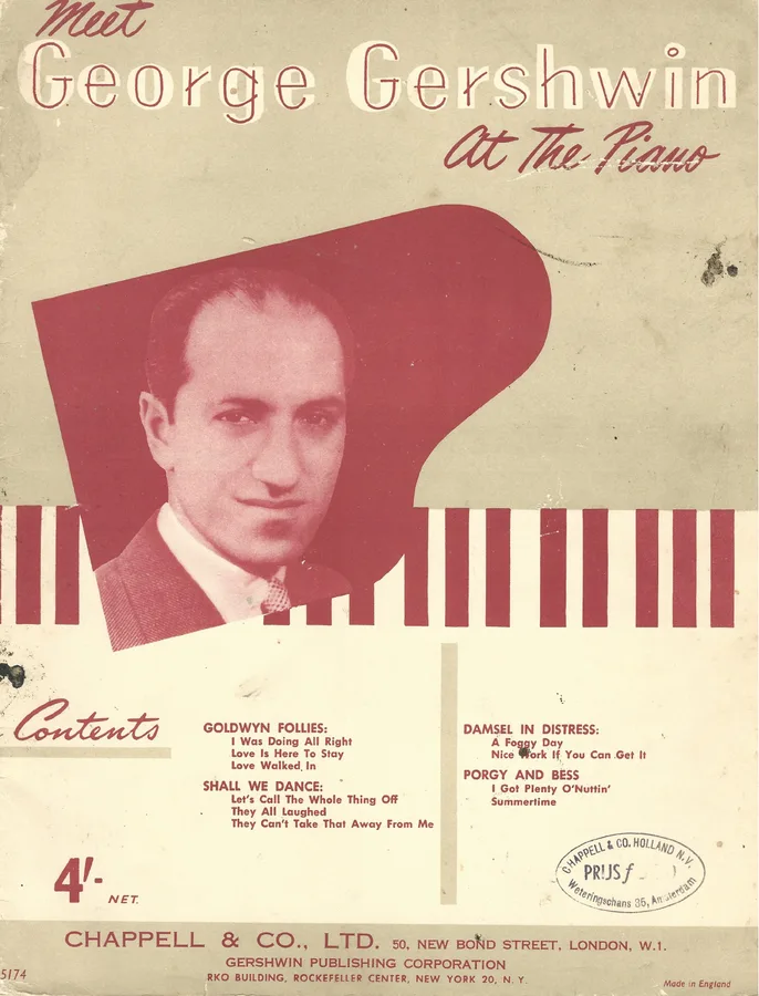 Cover for George Gershwin | Piano solo