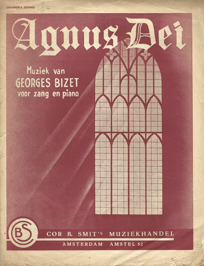 Cover for Georges Bizet | Agnus Dei | Piano | Vocals