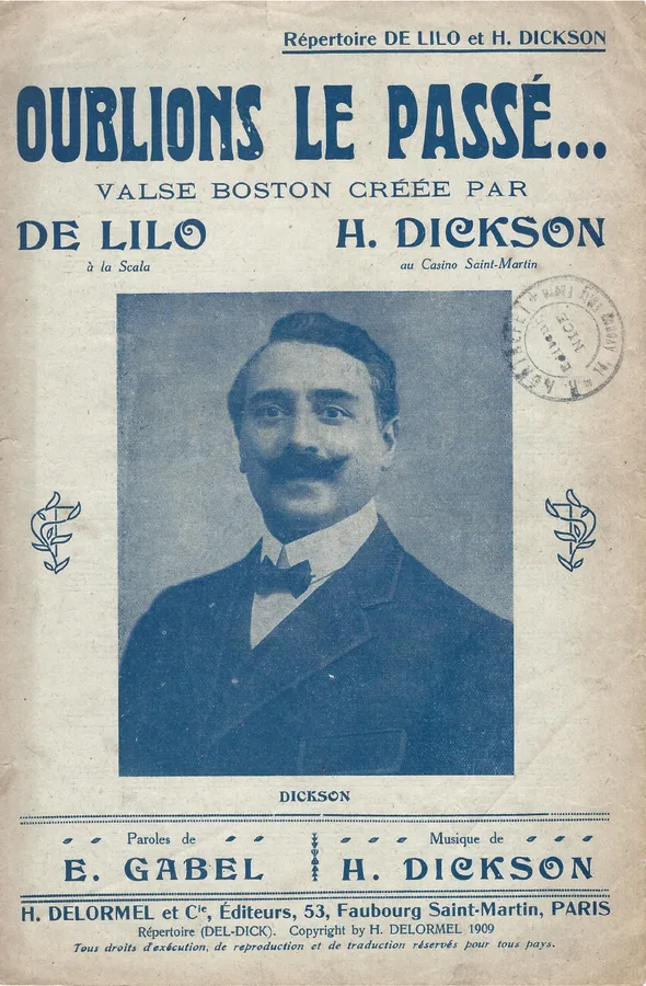 Cover for H. Dickson | Emile Gabel | De Lilo | Oublions Le Passe | Chanson