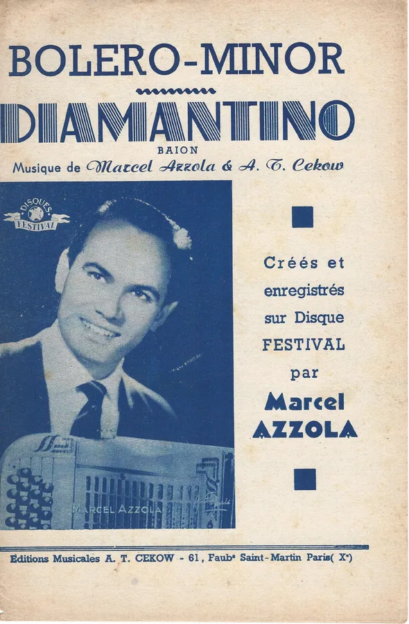 Cover for Marcel Azzola | A.T. Cekow | Diamantino | Orchestra