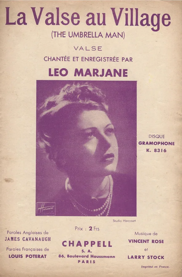 Cover for Leo Marjane | Vincent Rose | La Valse au Village | Chanson