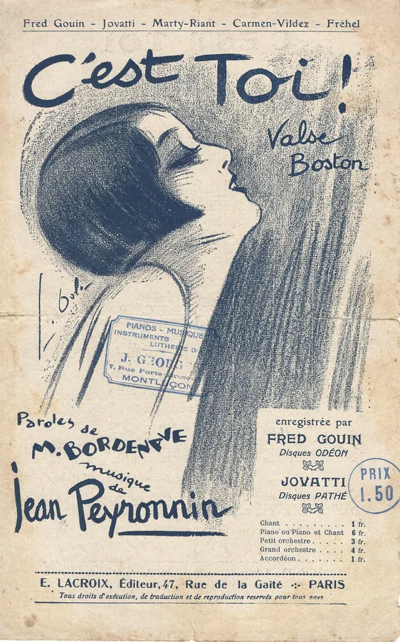 Cover for Jean Peyronnin | C'est Toi | Chanson