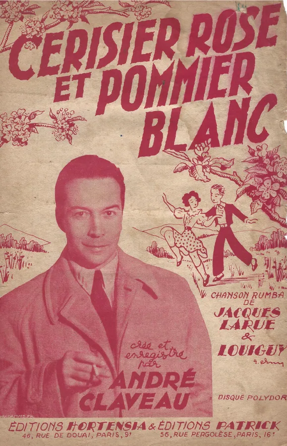 Cover for Andre Claveau | Louiguy | Cerisier Rose et Pommier Blanc | Chanson