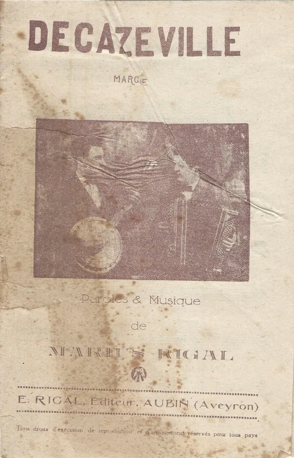 Cover for Marius Rigal | Decazeville | Orchestra