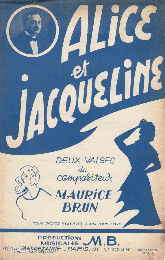 Cover for Maurice Brun | Triste et Jolie | Accordeon | Violin