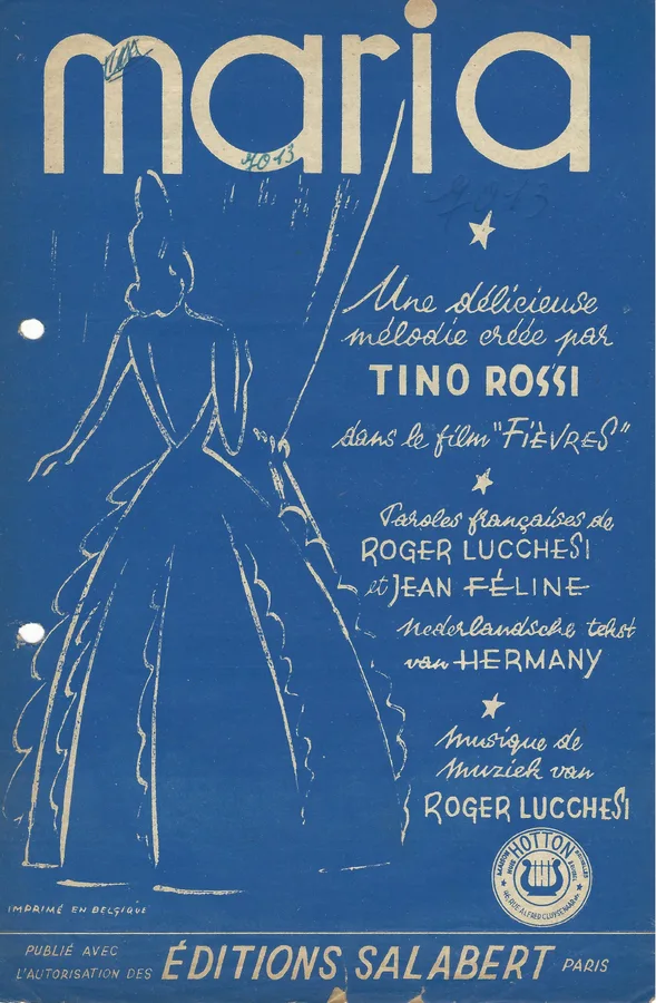 Cover for Tino Rossi | Roger Lucchesi | Maria | Vocals with guitar and accordeon