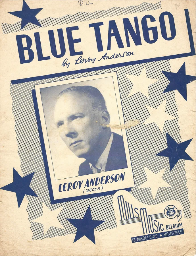 Cover for Leroy Anderson | Blue Tango | Piano