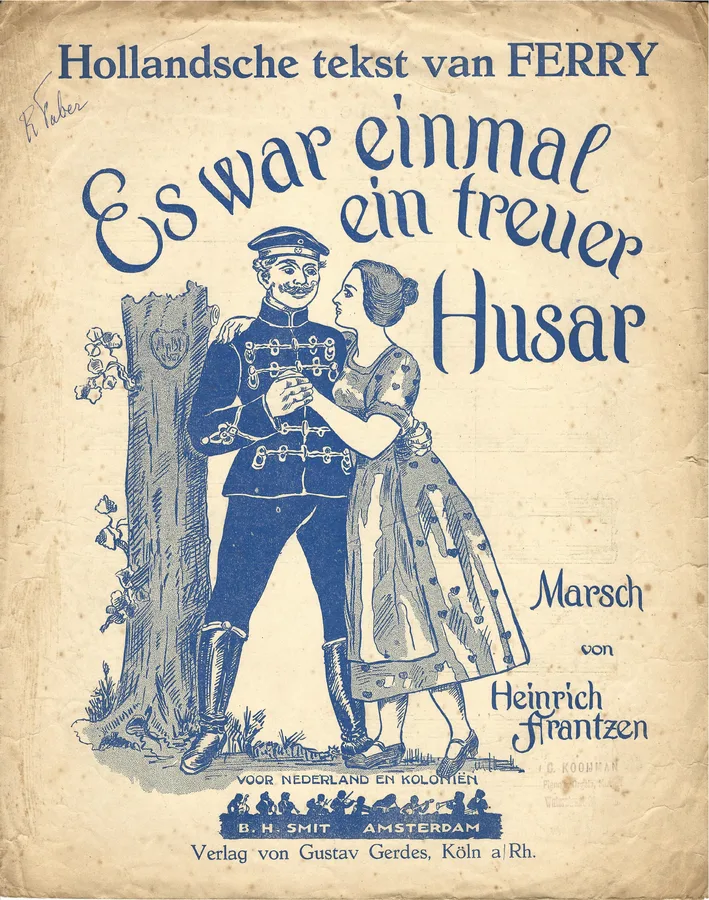 Cover for Heinrich Frantzen | Es war einmal ein treuer Husar | Piano | Vocals