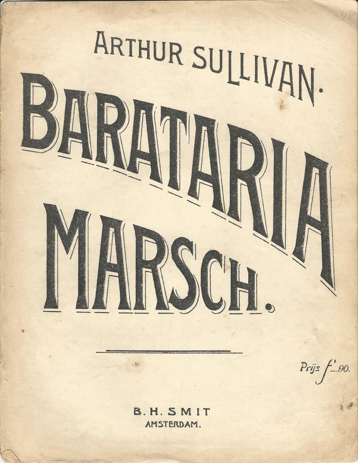 Cover for Arthur Sullivan | Barataria Marsch | Piano