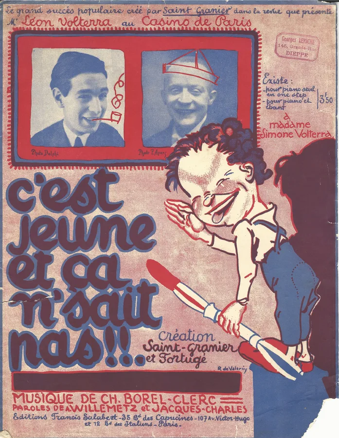 Cover for Ch. Borel-Clerc | Saint Granier | C'est jeune et ca n'sait pas | Piano