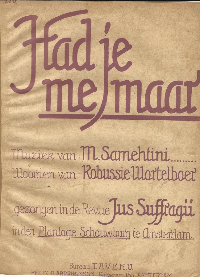 Cover for M. Samehtini | Had je me maar | Piano | Vocals