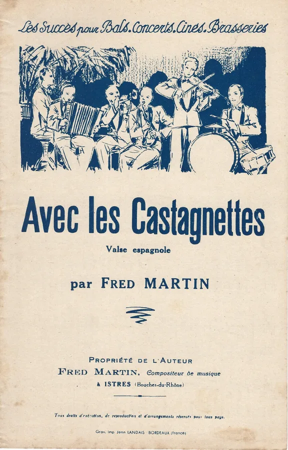 Cover for Fred Martin | Avec les Castagnettes | Orchestra